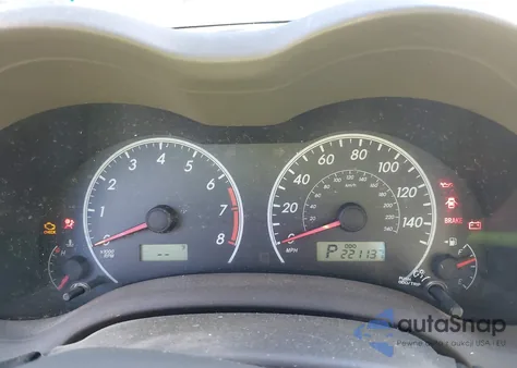 2009 Toyota Corolla Le z USA, uszkodzony, nr VIN 2T1BU40E89C159738